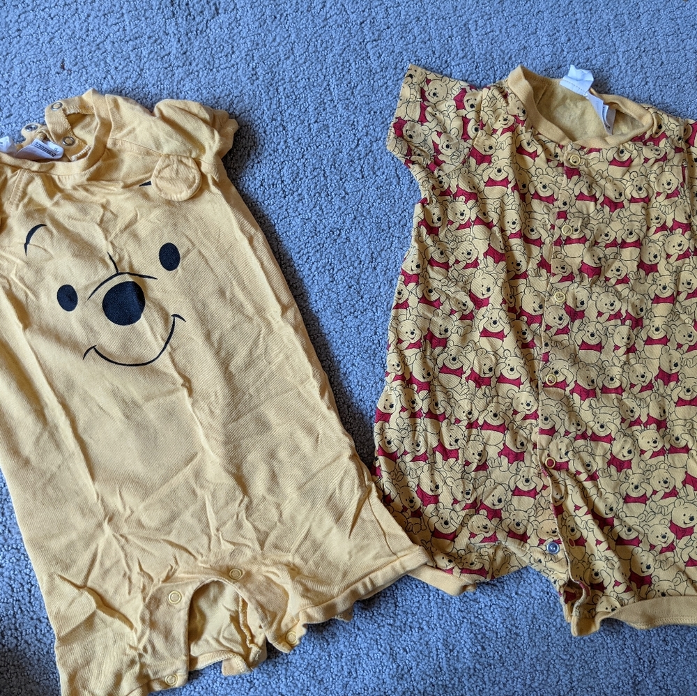 Winnie the Pooh Button Up Pajamas